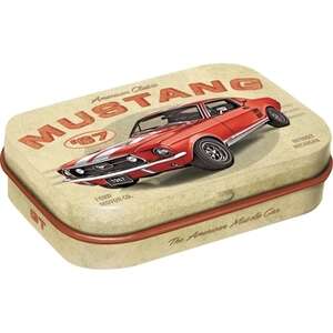 Mustang '87 Retro Mint Tin | Sugar Free Mints | Nostalgic Art