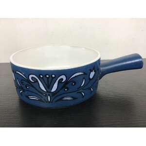 MCM Blue Stoneware Ramekin | Made in Japan 