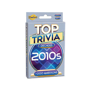 Cheatwell Top Trivia Decades 2010s Quiz Game | Travel Size Party Game