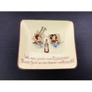 VINTAGE Carlton Ware Trinket Dish 'We Are Given Our Relations'