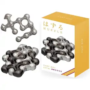 Hanayama Huzzle Cast Puzzle | Dot | Metal Brain Teaser | Level 2