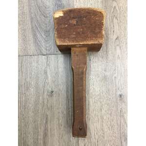 VINTAGE Footprint England Wooden Mallet 