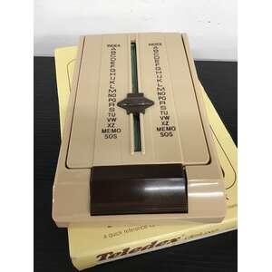RETRO Teledex | Unused In Box | Cream & Brown