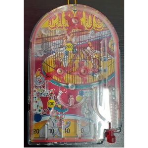 Mini Retro Pin Ball Game - Circus