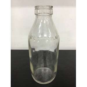 VINTAGE Brownes WA 1 Pint Embossed Milk Bottle