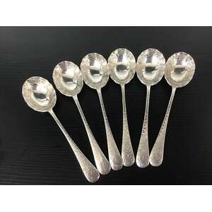 VINTAGE Rodd Jasmine Sweet Spoons x 6