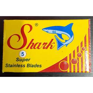 Shark Razor Blades - Stainless Steel - Pack of 5