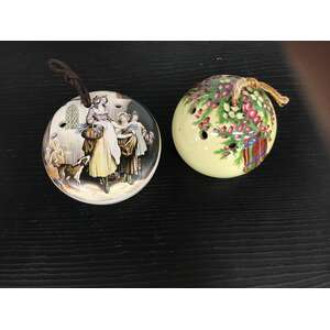 VINTAGE Ceramic Pomander x 2 | Scottish & Victorian