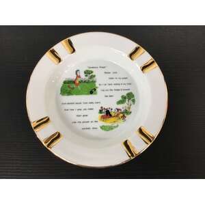 RETRO Westminster Australia Gardeners Prayer Ashtray 