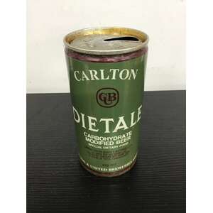 VINTAGE CUB Carlton Diet Ale 370ml Steel 1970s Beer Can