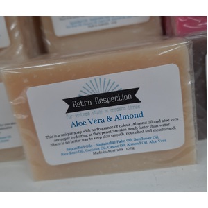 Aloe Vera & Almond - Handmade Soap - Australian