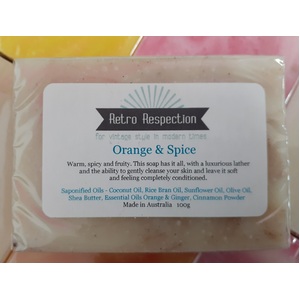 Orange & Spice - Handmade Soap - Australian