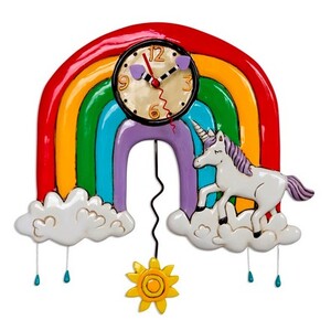Rainbows and Unicorn | Pendulum Clock 