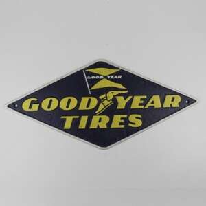 Goodyear Tyres Cast Iron Sign