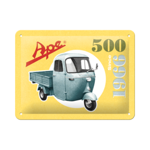 Ape 500 Since 1966 - Tin Sign - Retro