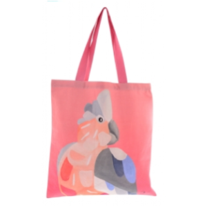 Australiana Tote Bag - Pink and Grey Galah