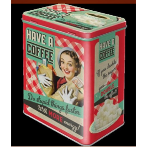 Coffee Storage Tin - Drink More Coffee - 3L - Nostalgic Art