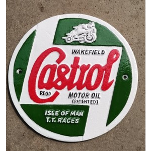 Castrol Wakefield Motor Oil - Cast Iron Sign