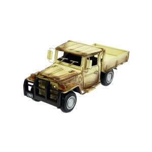 Toyota Land Cruiser Ute Ornament Model - Tin - 29 x 13 x 12 cm