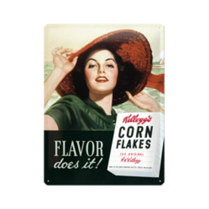 Kellogg's Cornflakes - Large Tin Sign - Nostalgic Art - 30 x 40 cm
