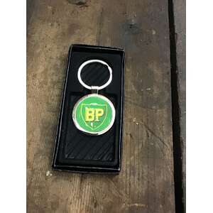 BP Oil Metal Keyring | Retro Keychain