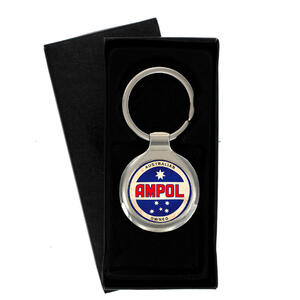 Ampol Metal Keyring Keychain