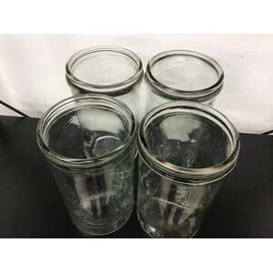 VINTAGE Fowlers Vacola Jars No 31 x 4
