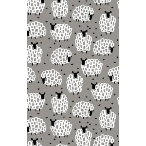 Grey Sheep Cotton Kitchen Tea Towel