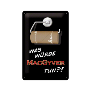 Macgyver - Medium Tin Sign - Nostalgic Art