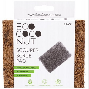 Eco Dish Scourer Scrub Pad - Coconut - 2 Pack