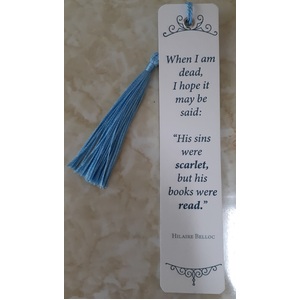 Bookmark - Hilaire Belloc Quote - Made in WA