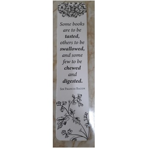 Bookmark - Sir Francis Bacon Quote - Made in WA