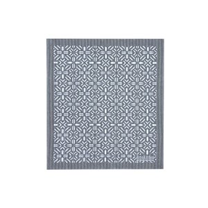 Grey Geometric Dish Cloth - Swedish Dish Cloth - Retro Kitchen