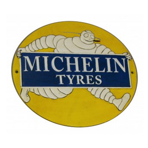 Michelin Man Smoking Sign - Cast Iron