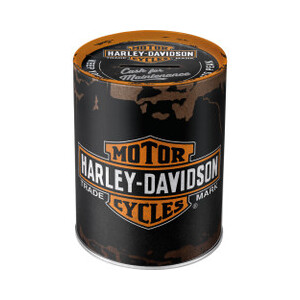 Harley-Davidson Tin Money Box