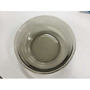 1980's Fume Smoked Brown Cereal Bowl - Arcoroc France