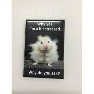 Why Yes, I'm A Bit Stressed - Funny Fridge Magnet 