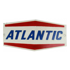 Atlantic Sign - Cast Iron - Large - Fuel/Oil