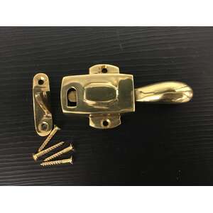 Brass Hoosier Cabinet Latch | Right Hand | 10 mm Offset