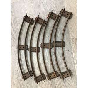 VINTAGE Hornby Meccano O Gauge Train Track x 4 Curves AF