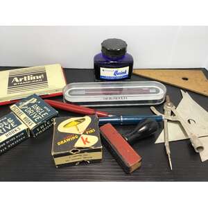 VINTAGE Stationery Items | Mixed Lot | Inc Fountain Pens 