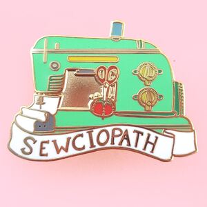 Sewciopath Lapel Pin | Jubly-Umph Originals
