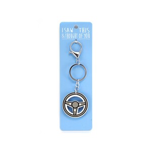 Steering Wheel - I Saw This Keyring Keychain