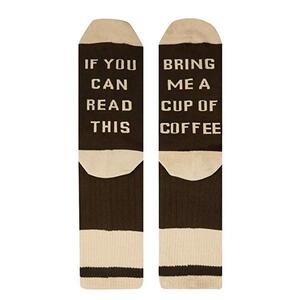Bring Me A Coffee - Sofa Socks - One Size Fits All