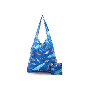 Foldable Reusable Shopping Bag | Blue Sea Creatures