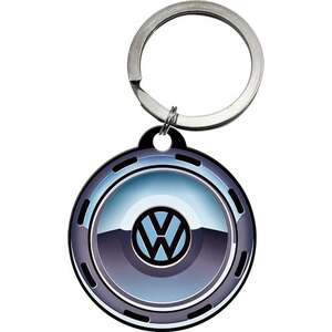 VW Wheel Round Disc Key Ring | Nostalgic Art
