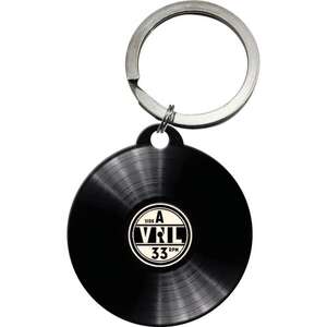 Vinyl Record Round Disc Key Ring | Nostalgic Art