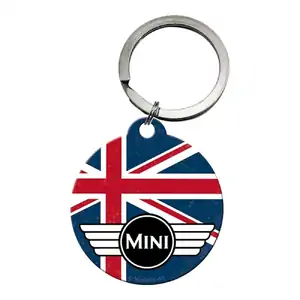 Mini Round Disc Key Ring | Nostalgic Art