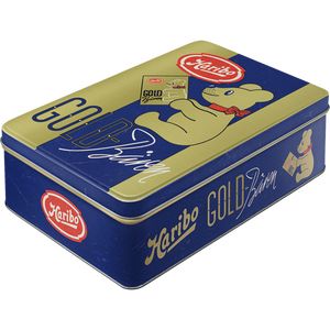 Nostalgic Art Flat 2.5L Storage Tin | Haribo Gold Bear