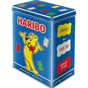 Nostalgic Art 3L Storage Tin | Haribo Enjoy The Taste Blue 